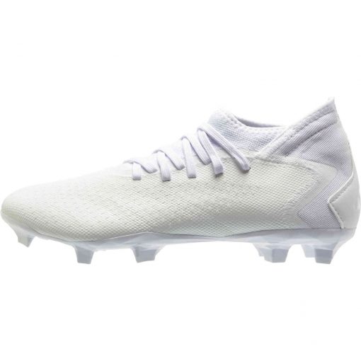 adidas Predator Accuracy.3 FG - White & White with Black - Image 2
