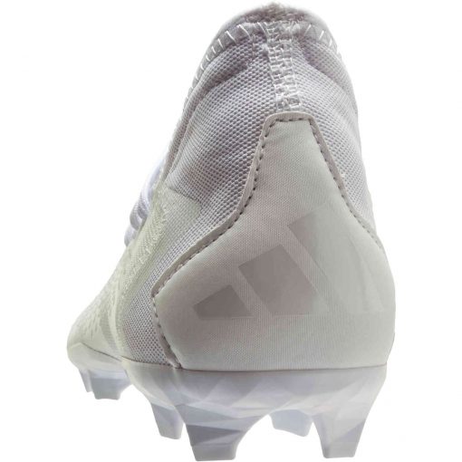 adidas Predator Accuracy.3 FG - White & White with Black - Image 4