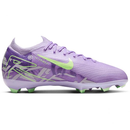 Kids Nike Mercurial Vapor 16 Pro FG - Purple Agate & Barely Volt - Image 3