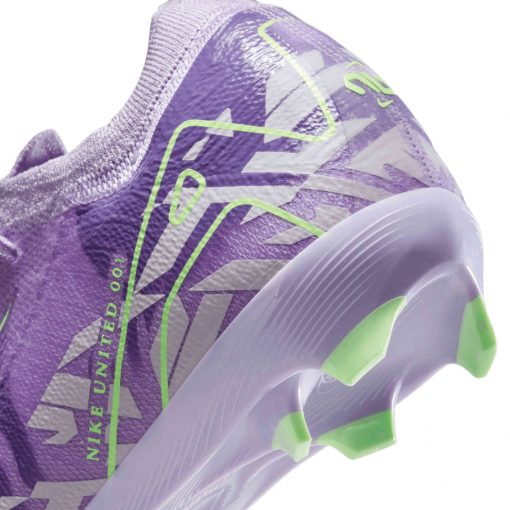 Kids Nike Mercurial Vapor 16 Pro FG - Purple Agate & Barely Volt - Image 7