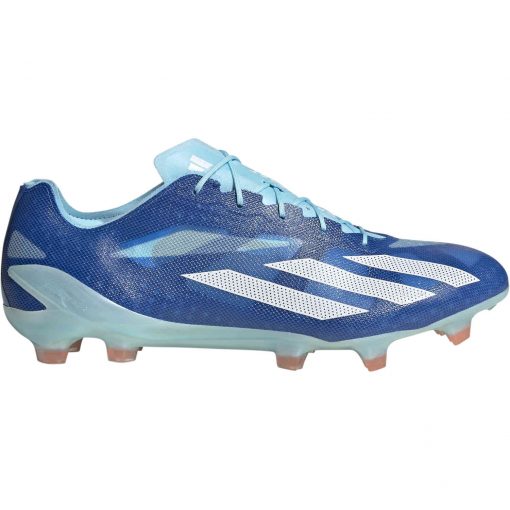 adidas X Crazyfast+ FG Firm Ground Soccer Cleats - Bright Royal, White & Solar Red - Image 3