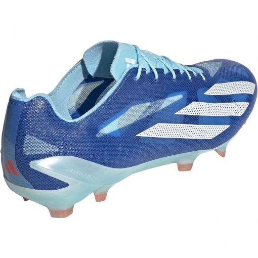 adidas X Crazyfast+ FG Firm Ground Soccer Cleats - Bright Royal, White & Solar Red - Image 4