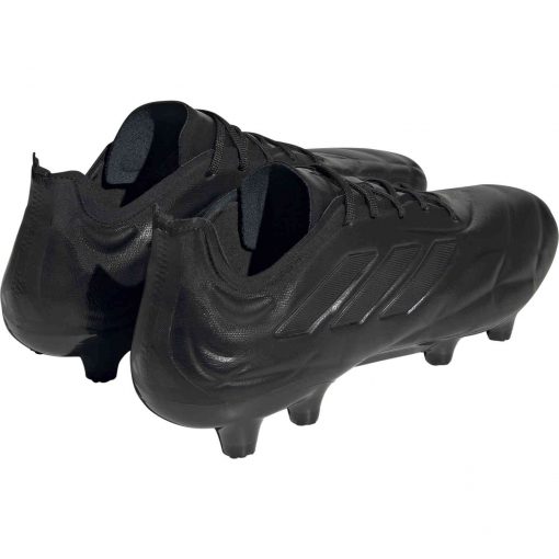 adidas Copa Pure.1 FG Firm Ground Soccer Cleats - Black & Black - Image 4