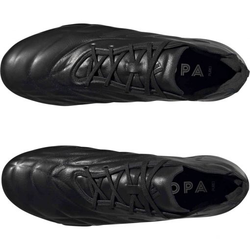 adidas Copa Pure.1 FG Firm Ground Soccer Cleats - Black & Black - Image 5