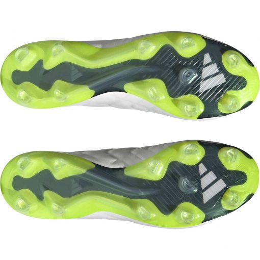 adidas Copa Pure.1 FG - White & Black with Lucid Lemon - Image 6
