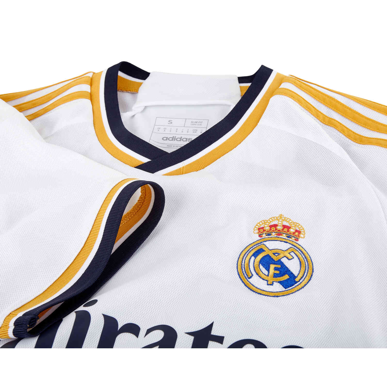 Adidas Real Madrid Home Jersey 23/24 - White - Size S