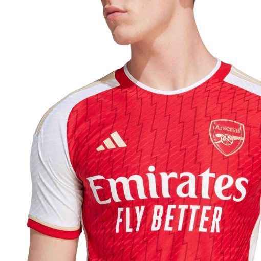 Mens Arsenal Home Authentic Jersey - 2023/24 - Image 3