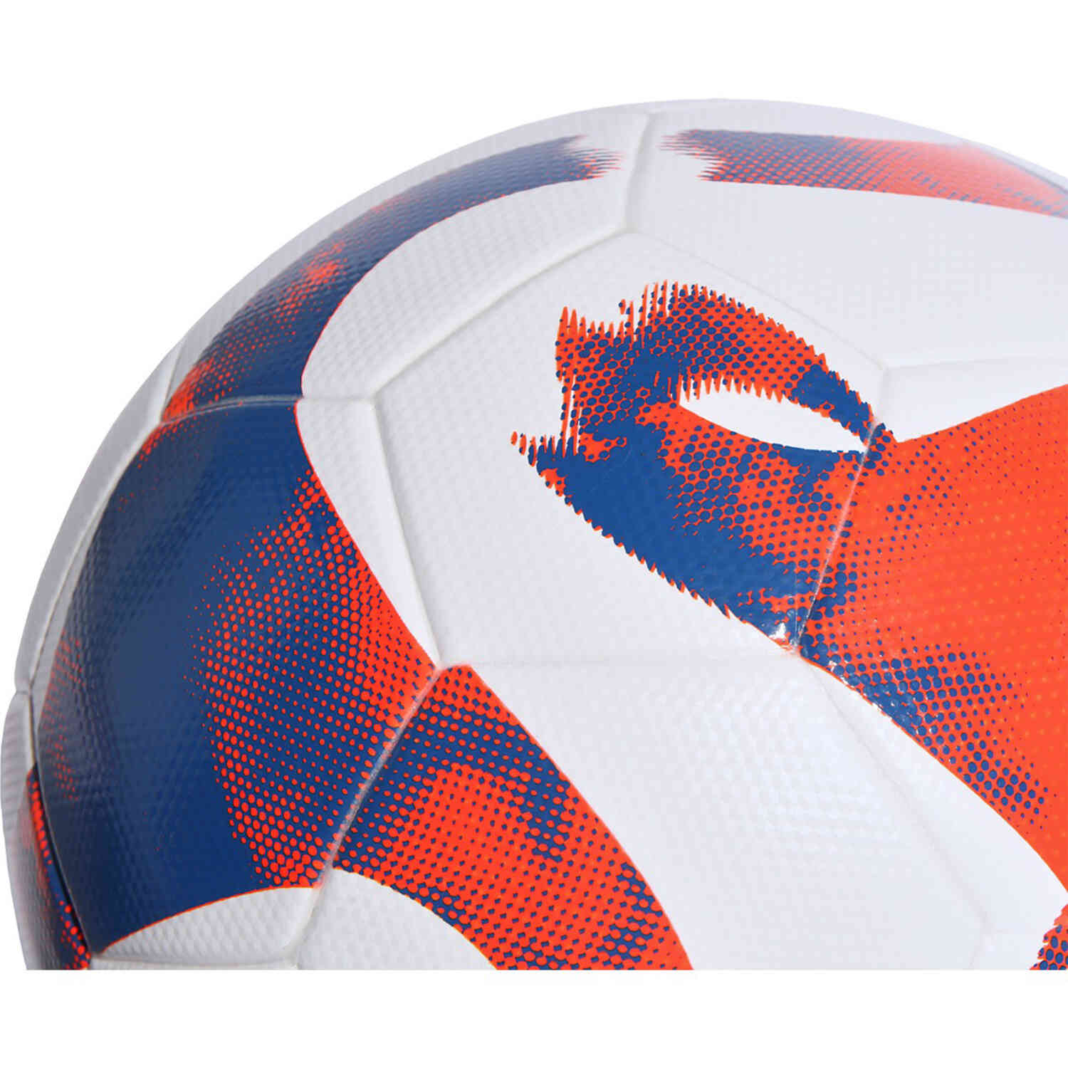 adidas Tiro League TSBE Soccer Ball White Royal Blue with Team Solar Red