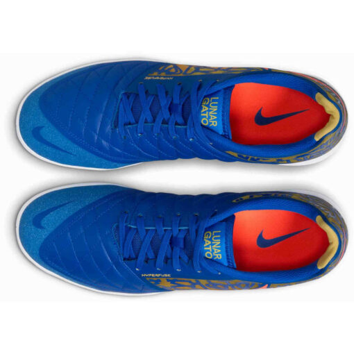 Nike Lunargato II IC - Racer Blue & Hyper Crimson - Image 5