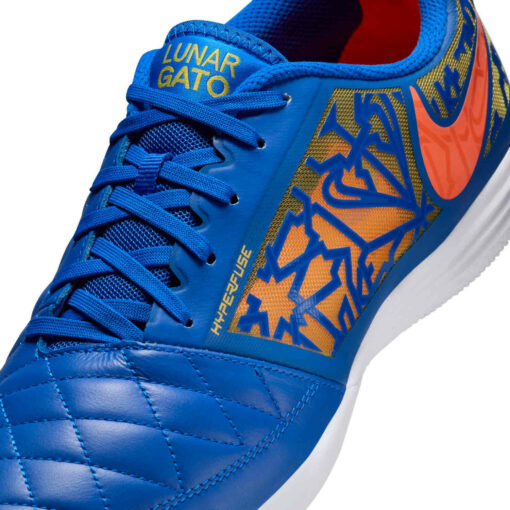 Nike Lunargato II IC - Racer Blue & Hyper Crimson - Image 7