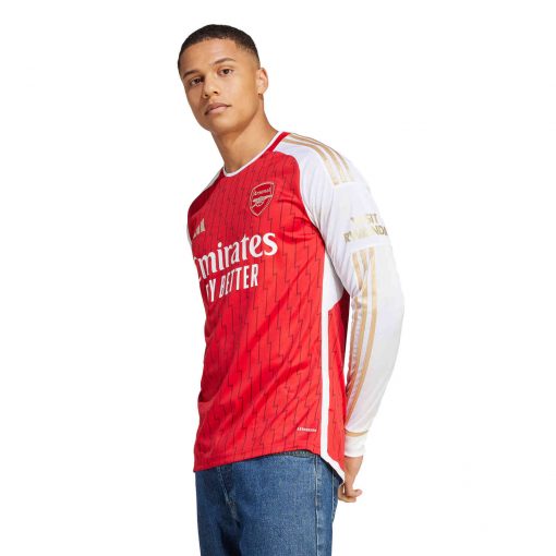 2023/2024 adidas Arsenal Long Sleeve Home Jersey - Image 5
