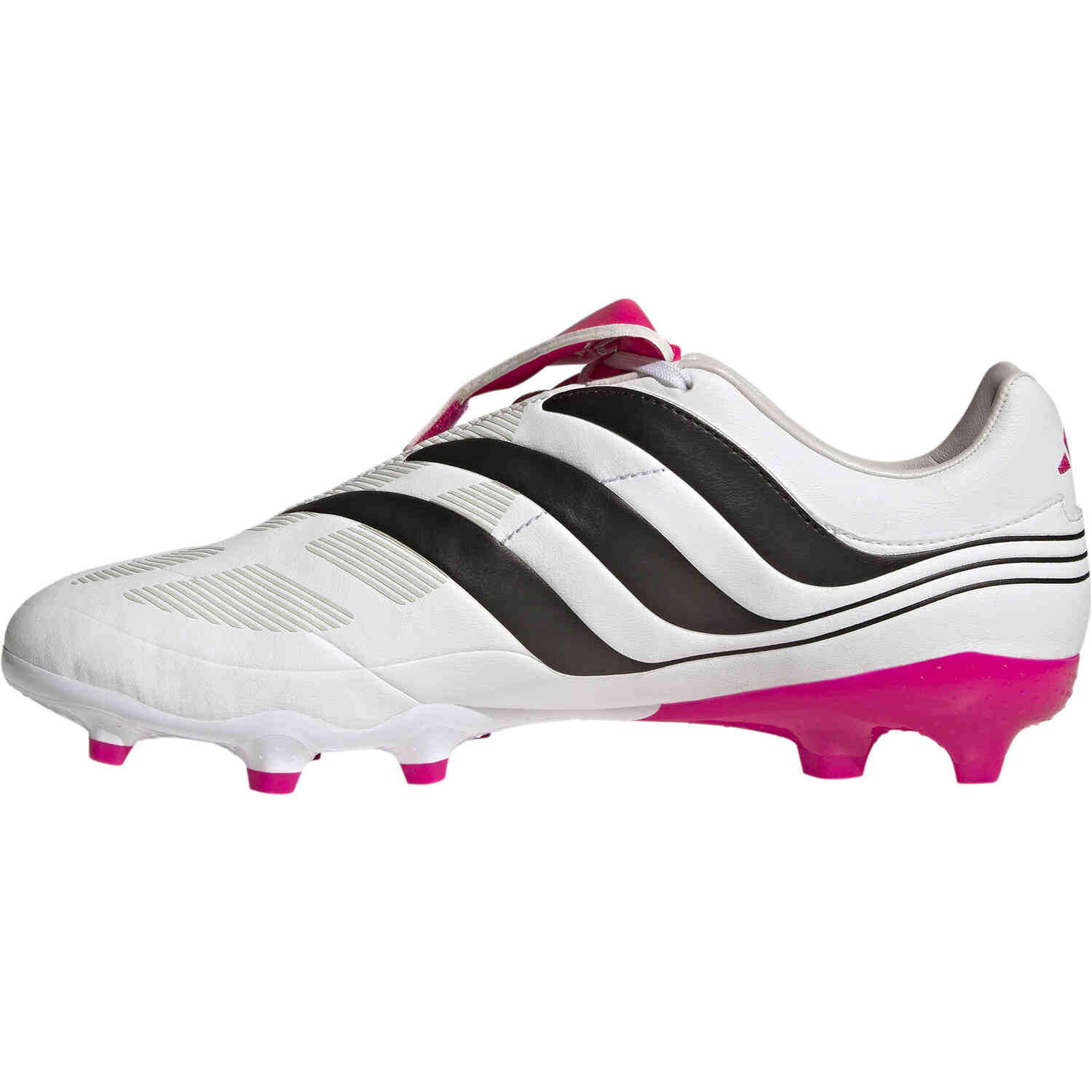adidas Predator Precision.3 FG White Black with Team Shock Pink 2 Soccer Master