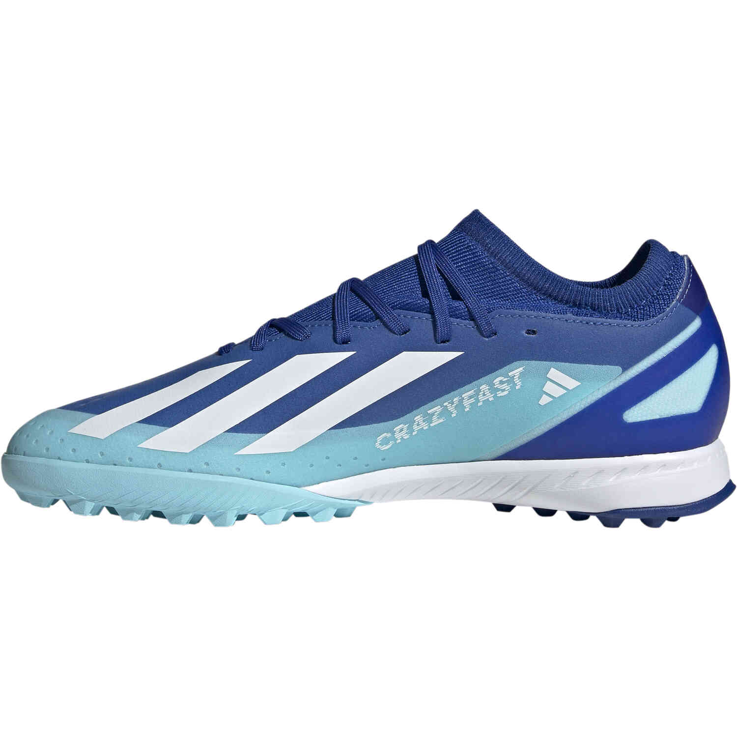 adidas X Crazyfast.3 TF Turf Soccer Shoes - Bright Royal, White & Solar Red  - Soccer Master