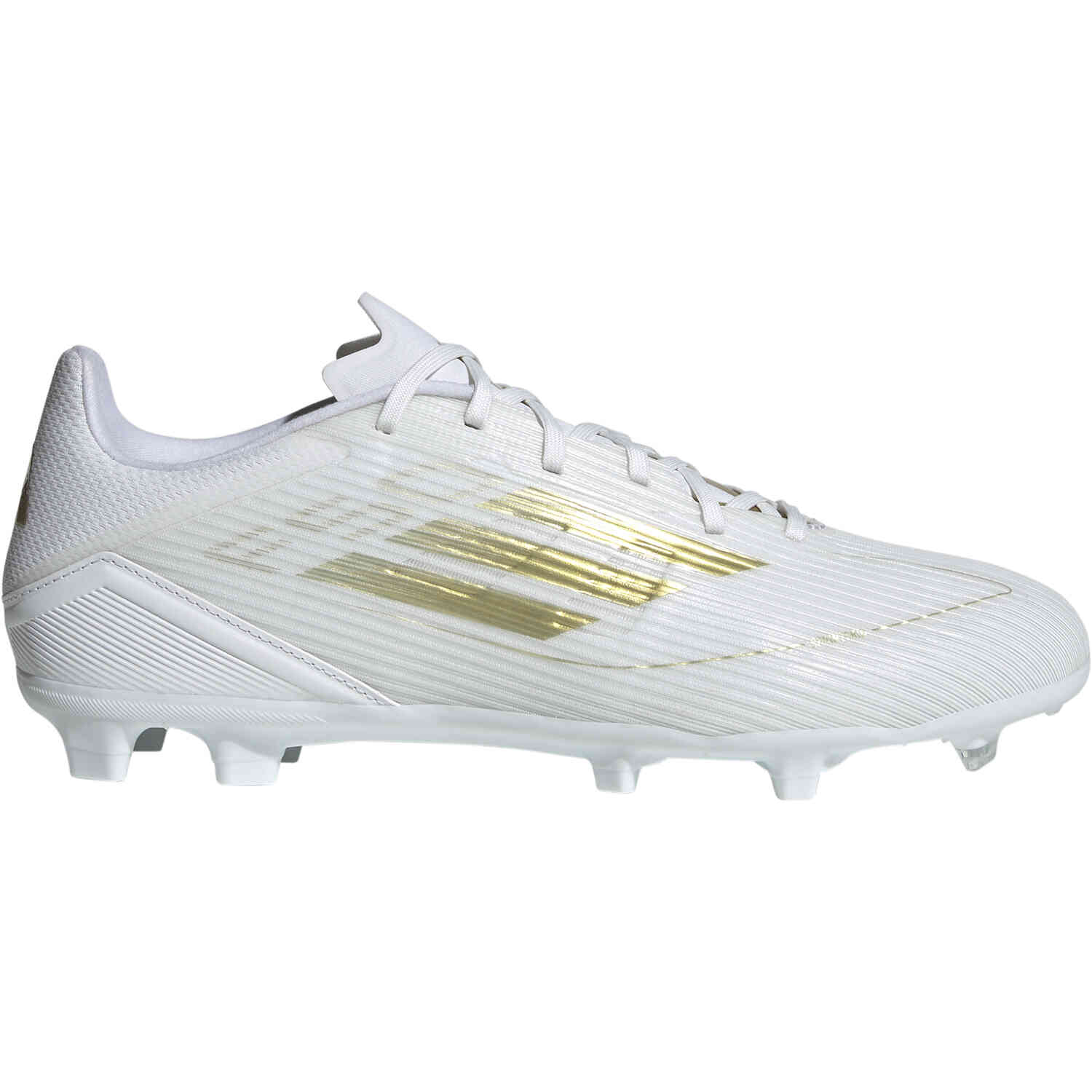 Adidas F50 League FG Ftwr White Gold Met. with Ftwr White Soccer Master