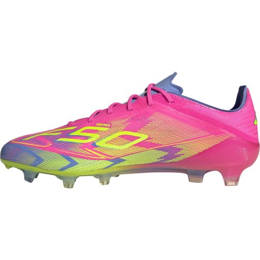adidas F50 Elite FG - Lucid Pink & Lucid lemon with Blue Fusion - Image 2