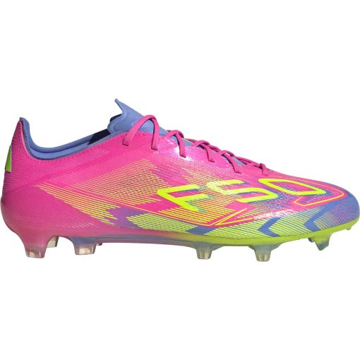 adidas F50 Elite FG - Lucid Pink & Lucid lemon with Blue Fusion - Image 3