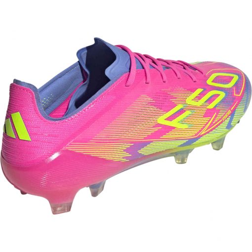 adidas F50 Elite FG - Lucid Pink & Lucid lemon with Blue Fusion - Image 4