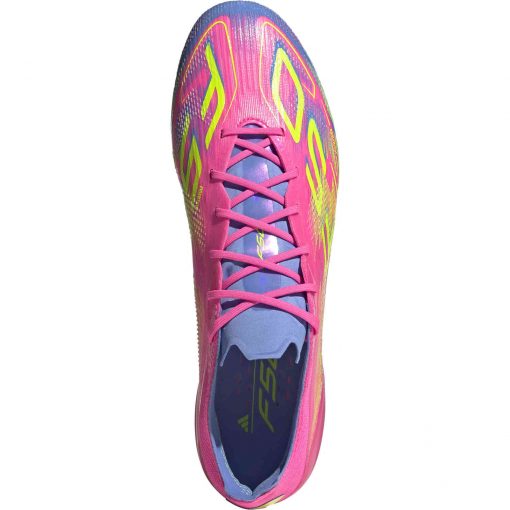 adidas F50 Elite FG - Lucid Pink & Lucid lemon with Blue Fusion - Image 5