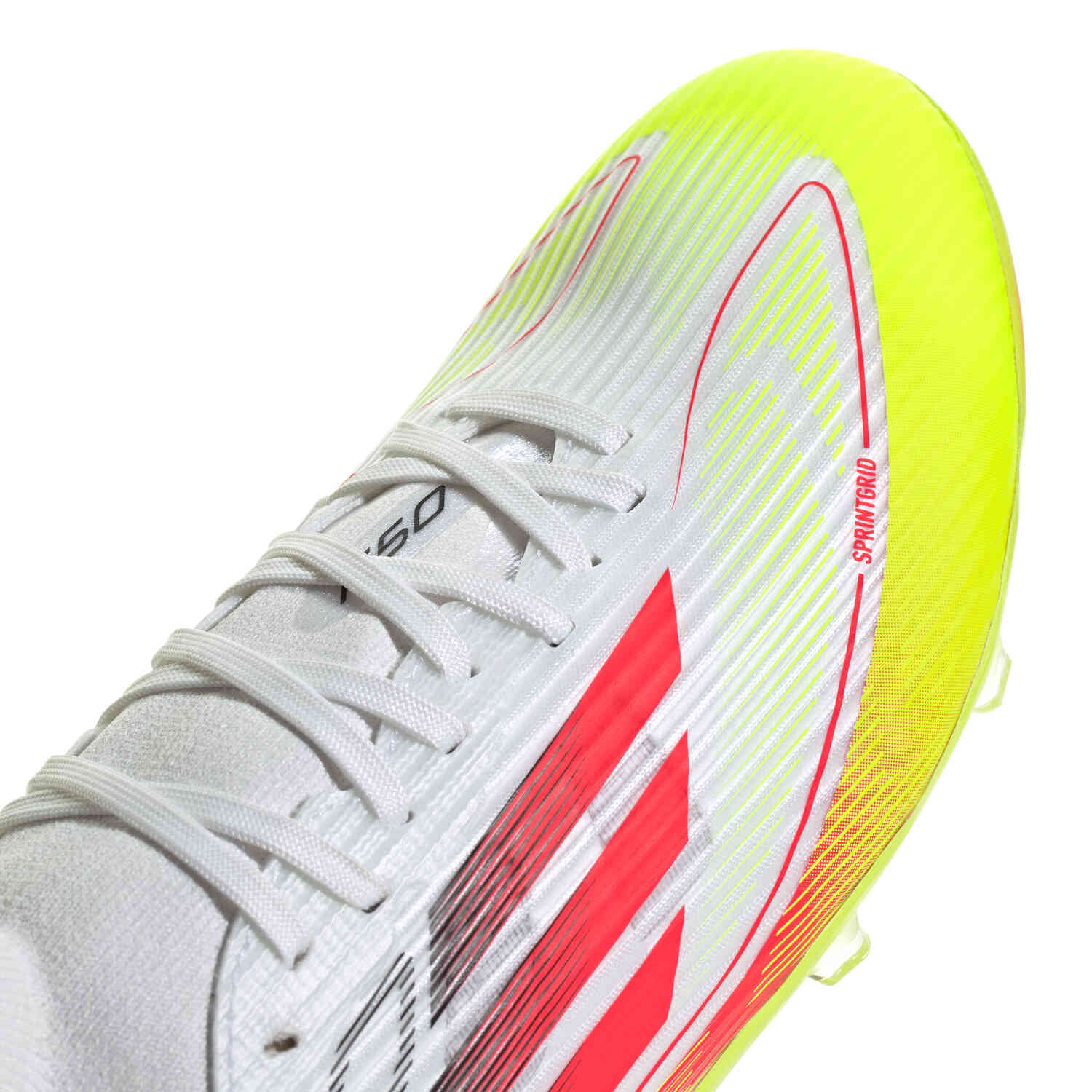Womens adidas F50 Mid League FG - Ftwr White & Lucid Red