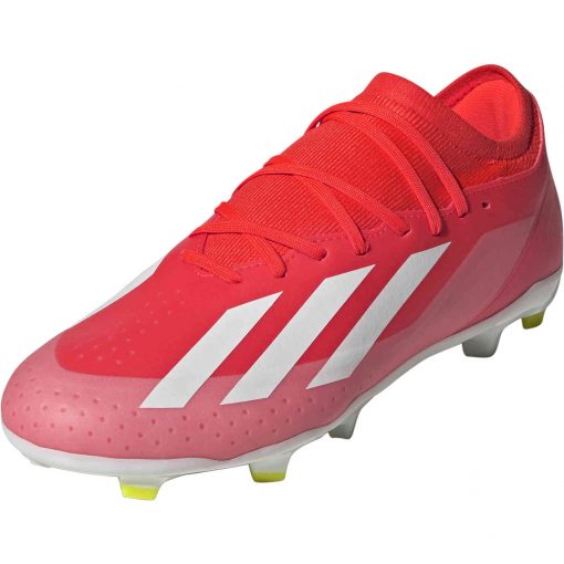 adidas X Crazyfast League FG Firm Ground - Solar Red & Footwear White