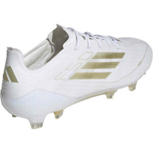 Adidas F50 Elite FG - Ftwr White & Gold Met. with Ftwr White