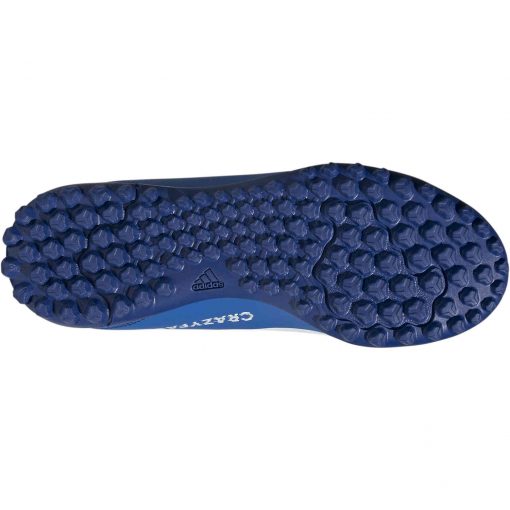 Kids adidas X Crazyfast.4 TF Turf Soccer Shoes - Bright Royal, White & Power Red - Image 6