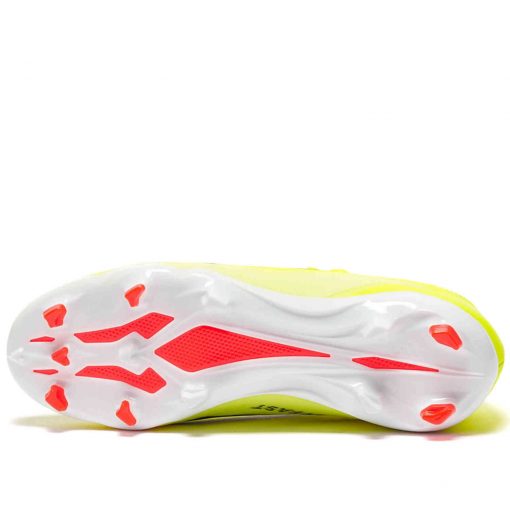 Kids adidas X Crazyfast League FG Firm Ground Soccer Cleats - Team Solar Yellow 2, Core Black & White - Image 5