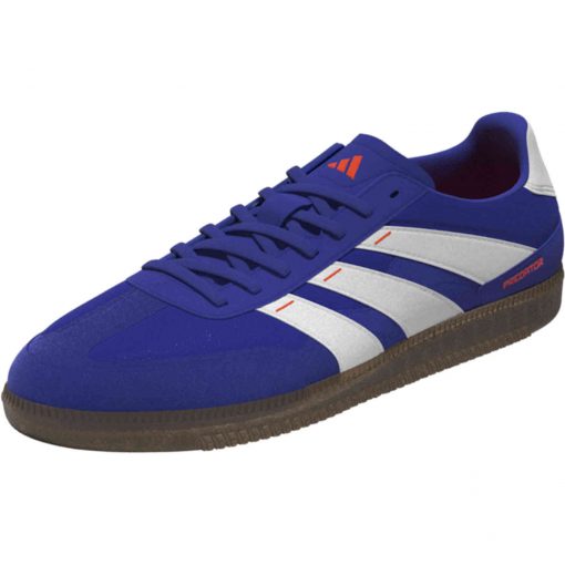 adidas Predator Freestyle IN - Lucid Blue & Ftwr White with Solar Red