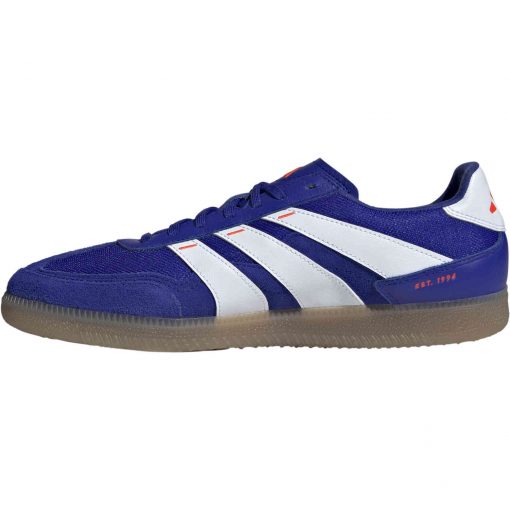 adidas Predator Freestyle IN - Lucid Blue & Ftwr White with Solar Red - Image 2