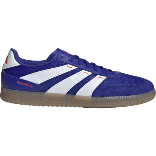 adidas Predator Freestyle IN - Lucid Blue & Ftwr White with Solar Red - Image 3