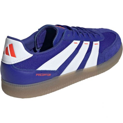 adidas Predator Freestyle IN - Lucid Blue & Ftwr White with Solar Red - Image 4