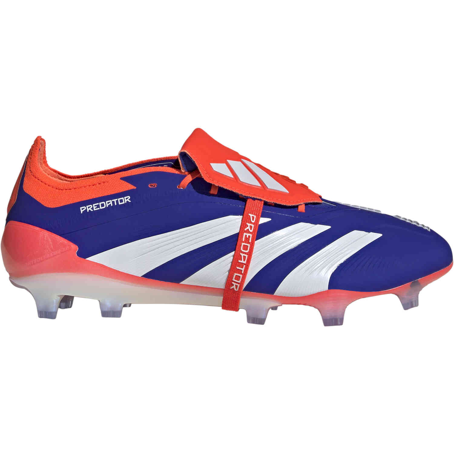 adidas Predator Elite FT FG - Lucid Blue & Ftwr White with Solar Red