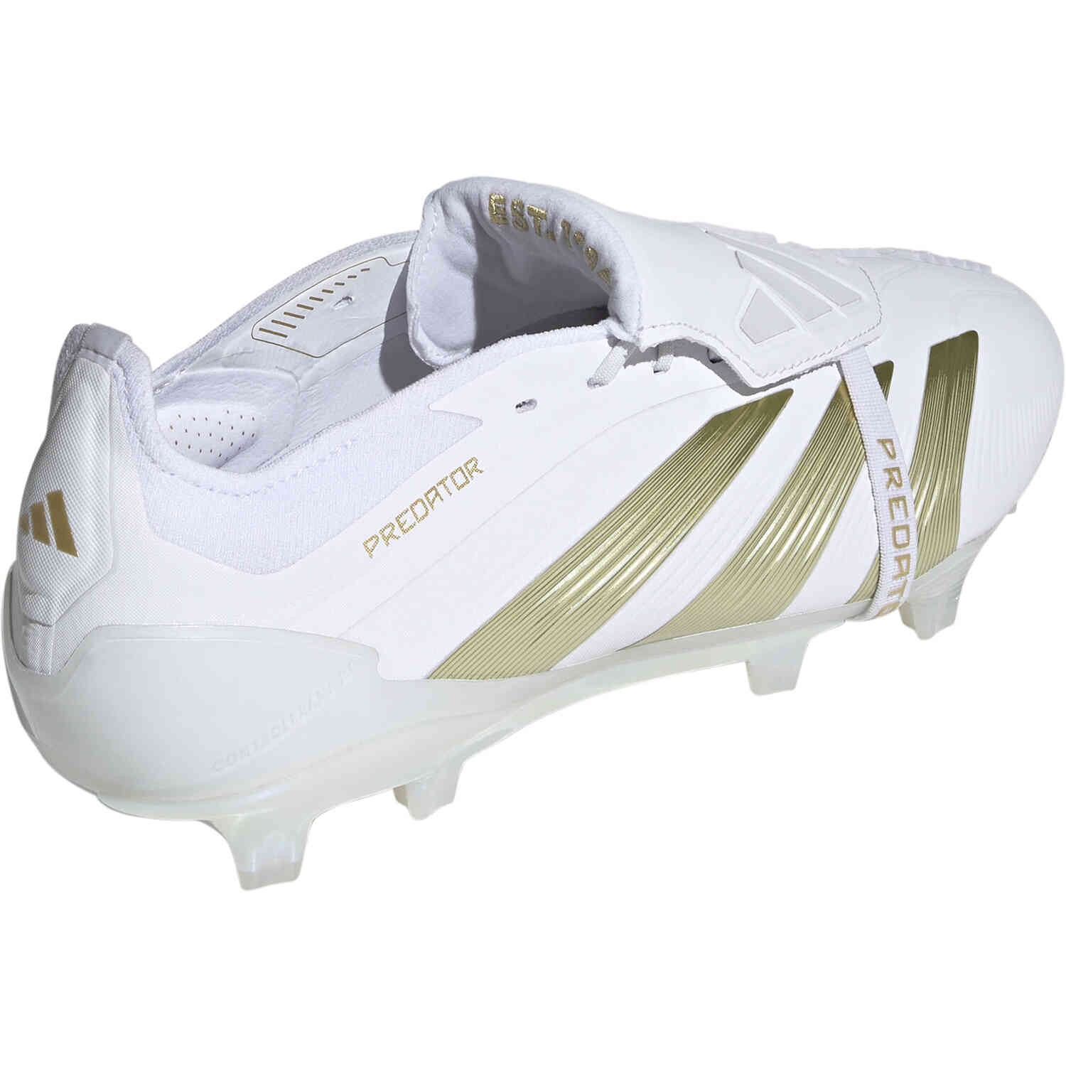 adidas Predator Elite FT FG - Ftwr White & Gold Met. with