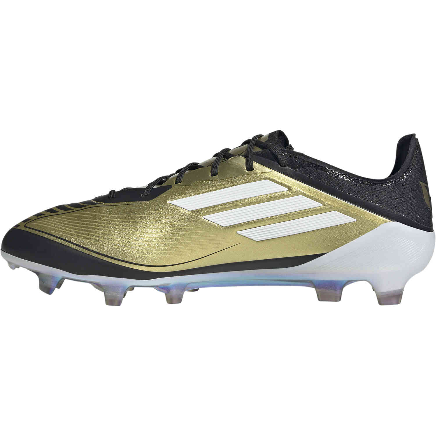 adidas Messi F50 Elite FG Firm Ground Gold Met. Ftwr White with Core Black Soccer Master