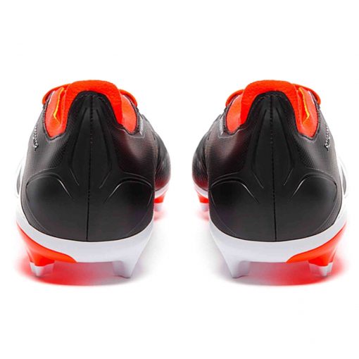 Adidas Predator Low League FG - Core Black & Ftwr White with Solar Red - Image 4