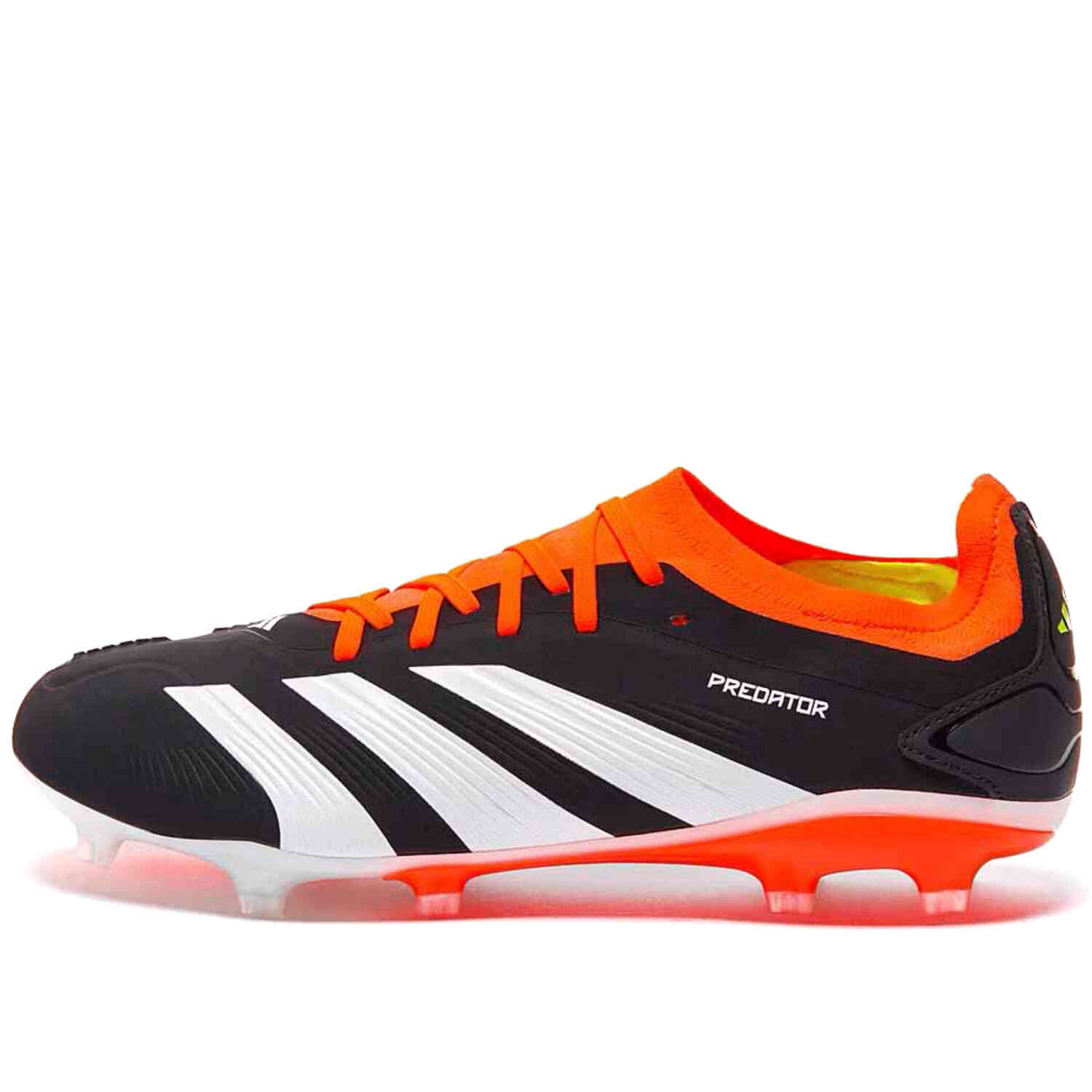 adidas Predator Pro FG Firm Ground Soccer Cleats Core Black White Solar Red Soccer Master