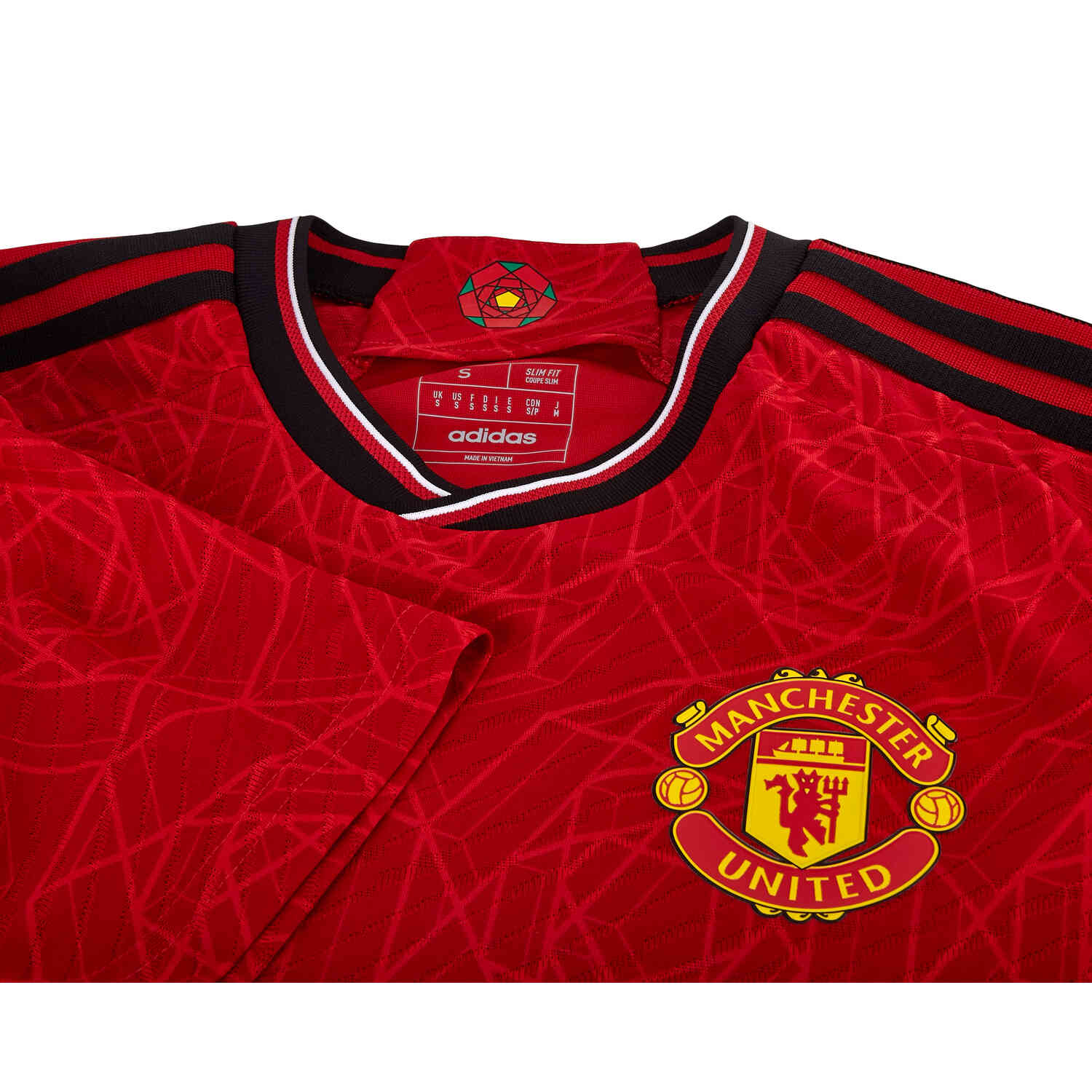 Adidas Manchester United 23/24 Authentic Home Jersey Soccer IN3520 Red S