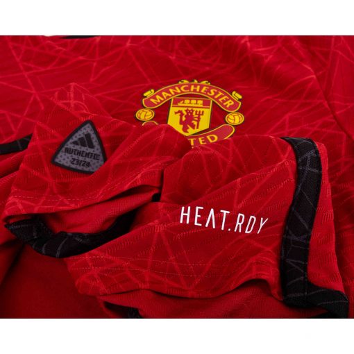 Mens Manchester United Home Authentic Jersey - 2023/24 - Image 6