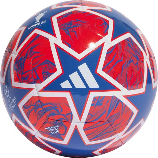 adidas UCL Club Soccer Ball - Glory Blue & Solar Red with White - Image 2