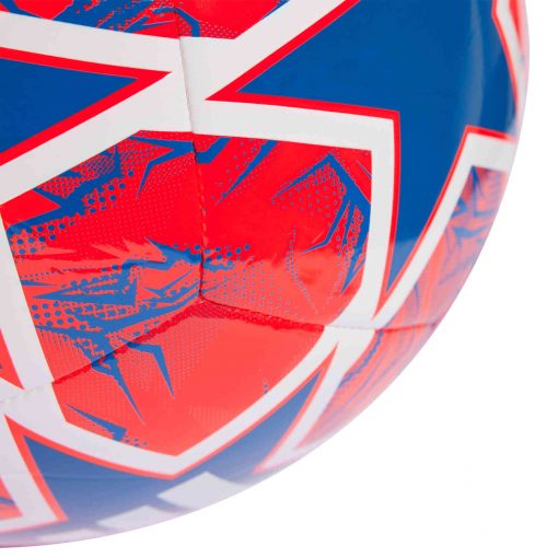 adidas UCL Club Soccer Ball - Glory Blue & Solar Red with White - Image 3