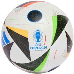 adidas UEFA EURO 2024 Competition Match Soccer Ball White Black GloBlu Soccer Master