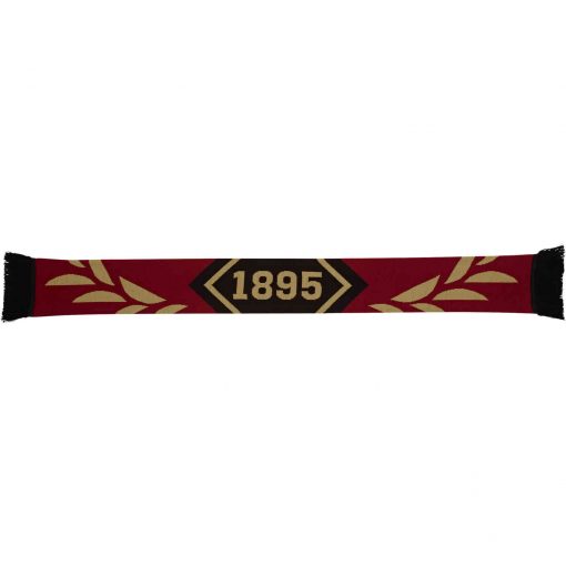 Mens Belgium Scarf - Black/Dark Football Gold - Image 2