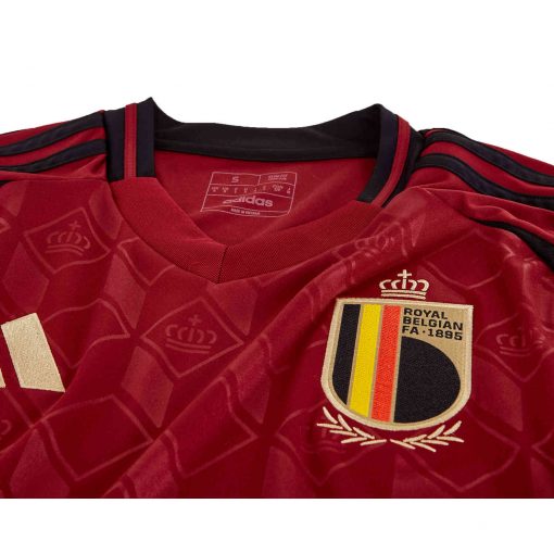 Mens Belgium Home Jersey - 2024 - Image 5