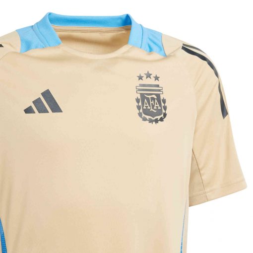 Kids Argentina Training Jersey - Hazy Beige - Image 3