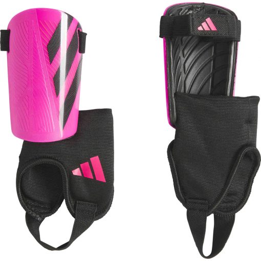 Kids adidas Tiro Match Shin Guards - Black & Team Shock Pink