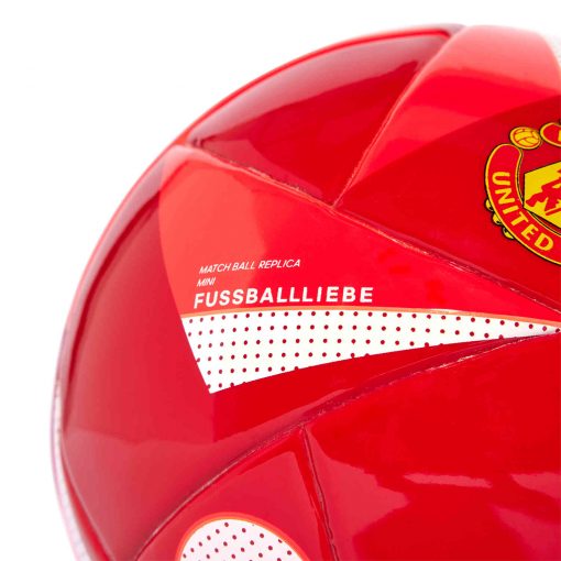adidas Manchester United Skills Soccer Ball - Red - Image 4