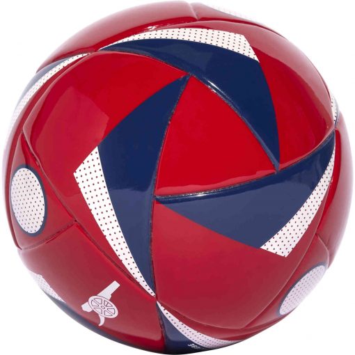 adidas Arsenal Skills Soccer Ball - Red & White - Image 2