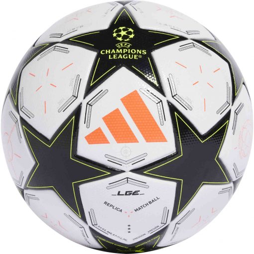 adidas UCL League Soccer Ball - White & Black