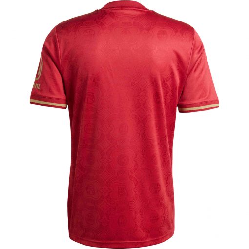 adidas Bayern Munich 125th Anniversary Jersey - Active Maroon/Dark Football Gold - Image 2