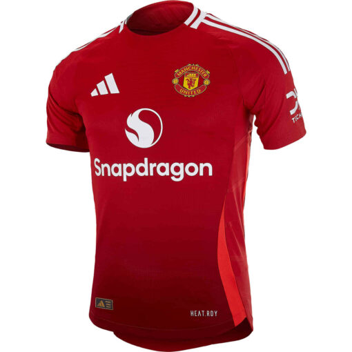 Mens Manchester United Home Authentic Jersey - 2024/25